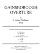 Gainsborough Overture Orchestra sheet music cover